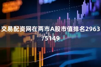 交易配资网在两市A股市值排名2963/5149